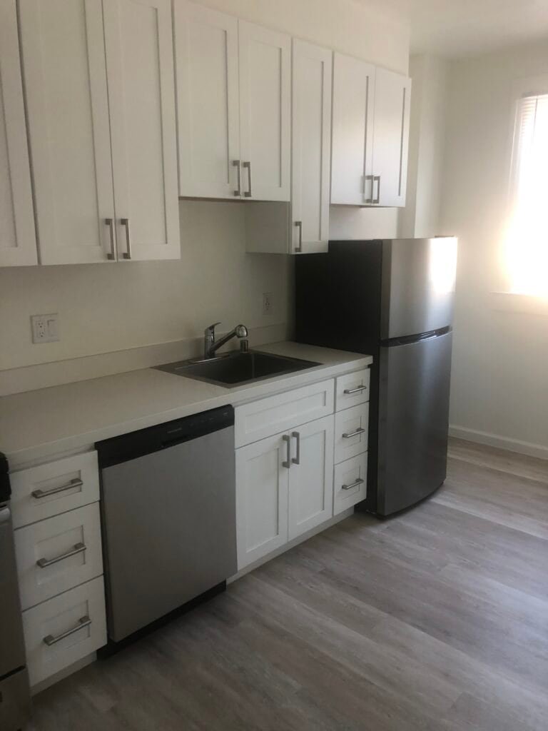 Modern kitchen renovation services.