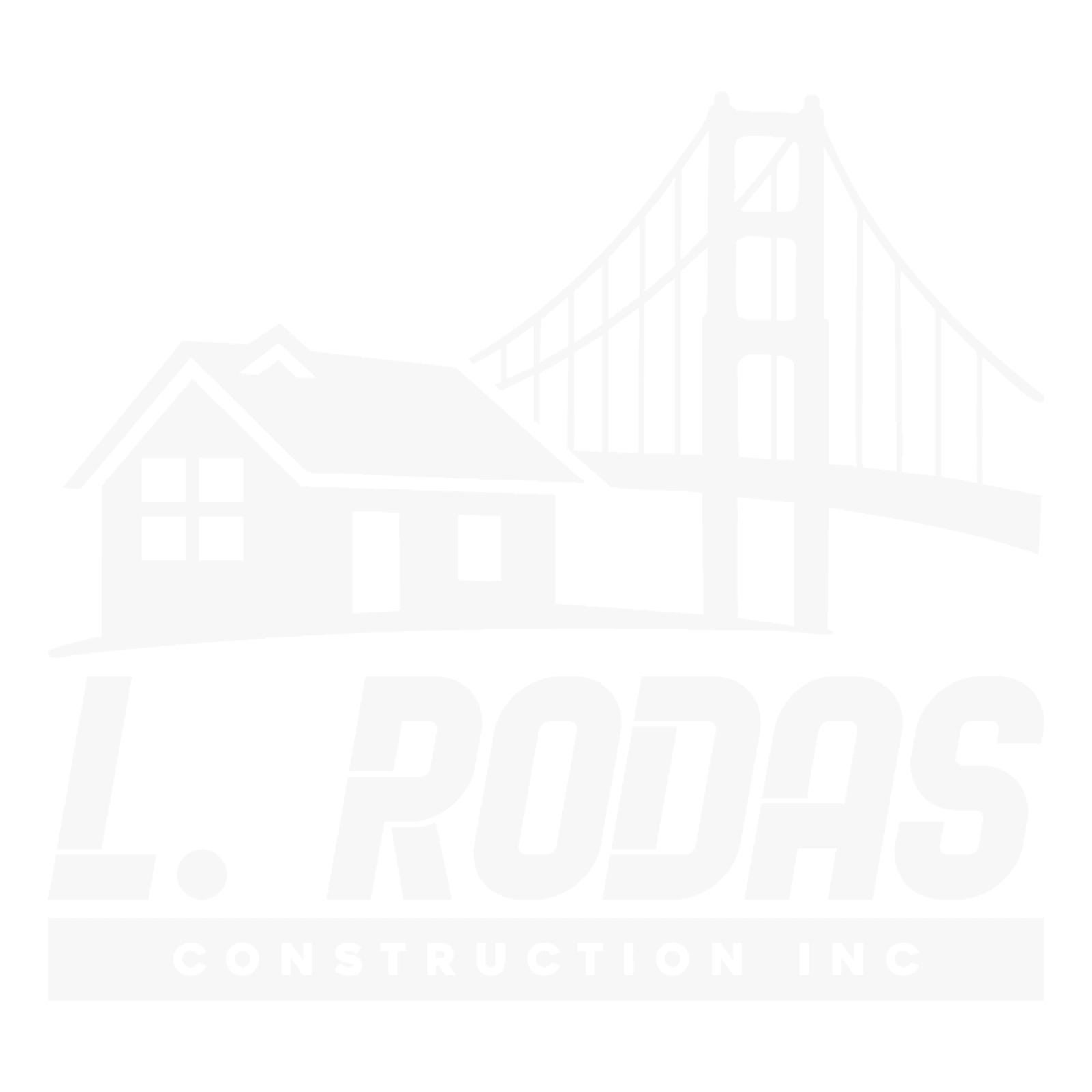 Modern bridge and house construction by L.Rodas Construction Inc.